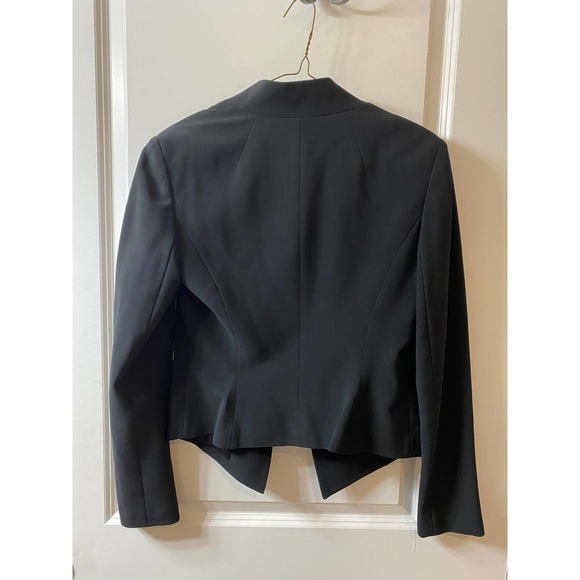 St. John Caviar Women's Small (4) Black Skirt Suit Silk - Picture 8 of 8